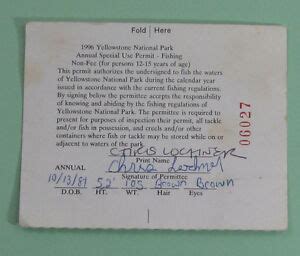 yellowstone national park fishing license|Iba pa.